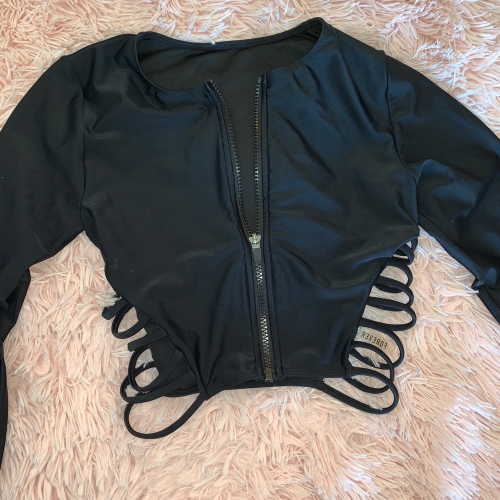 Swim suit long sleeve top!
